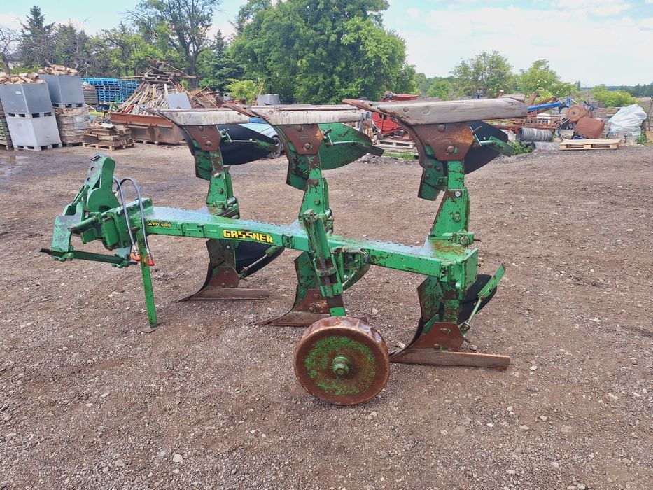 Pług 3 skibowy obrotowy Gassner zmienna szerokość orki nie kuhn lemken