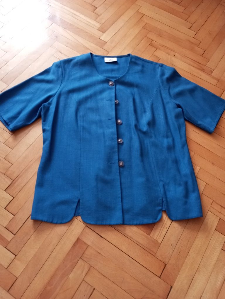 Bluzka damska na krótki rękaw firmy euro fashion, rozmiar 44.