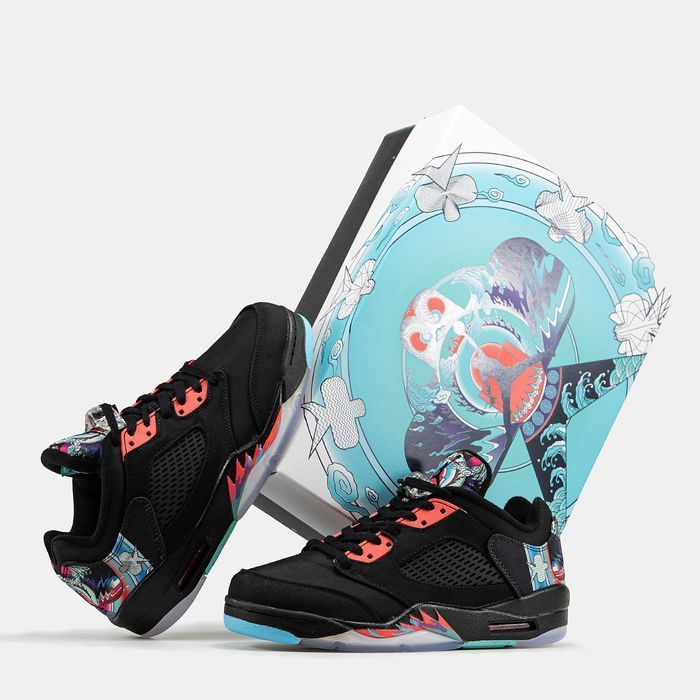 Мужские кроссовки Nike Air Jordan 5 Retro Low низкие найк джордан V