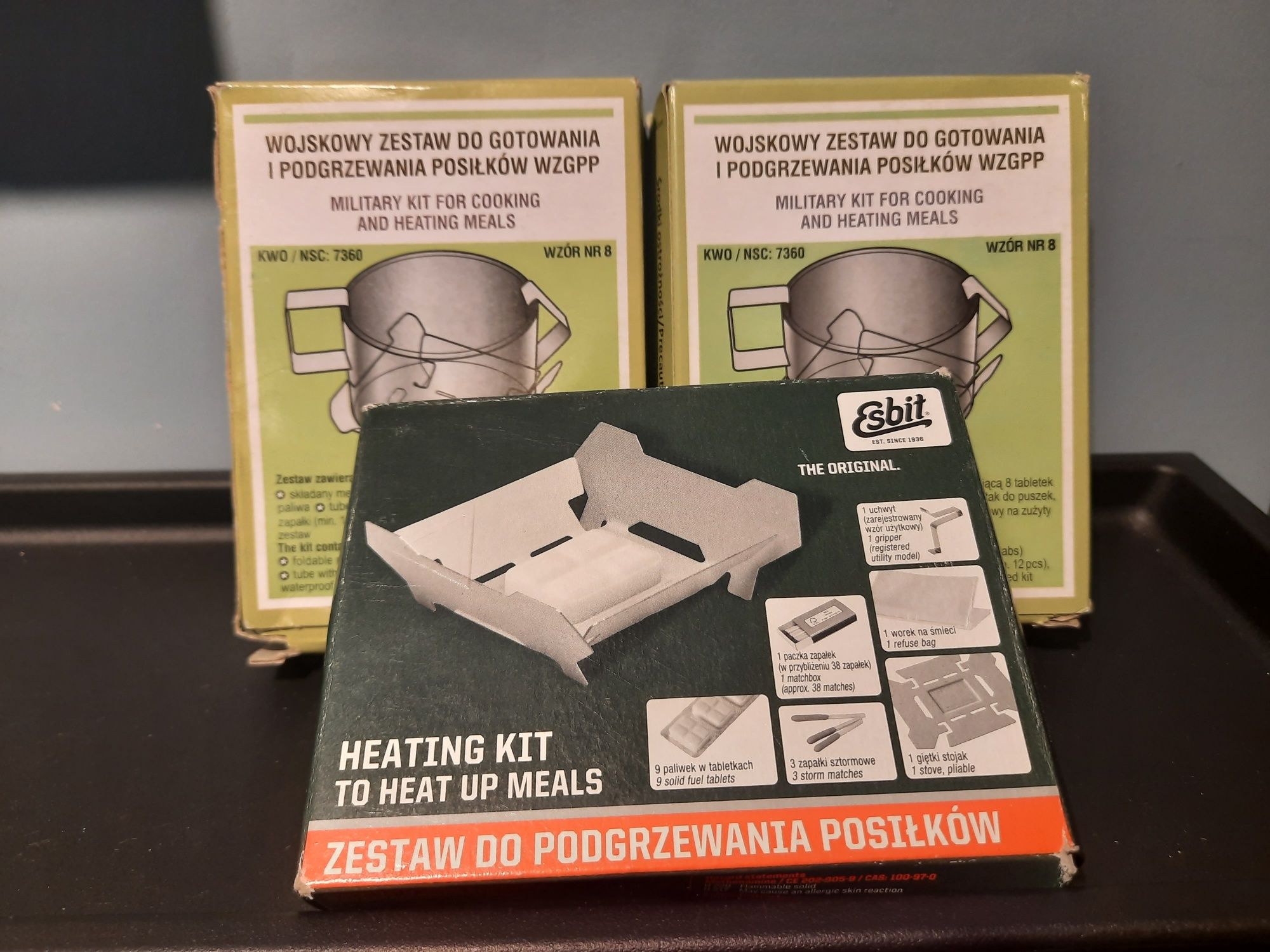 Wojskowy zestaw do podgrzewania, podgrzewacz chemiczny