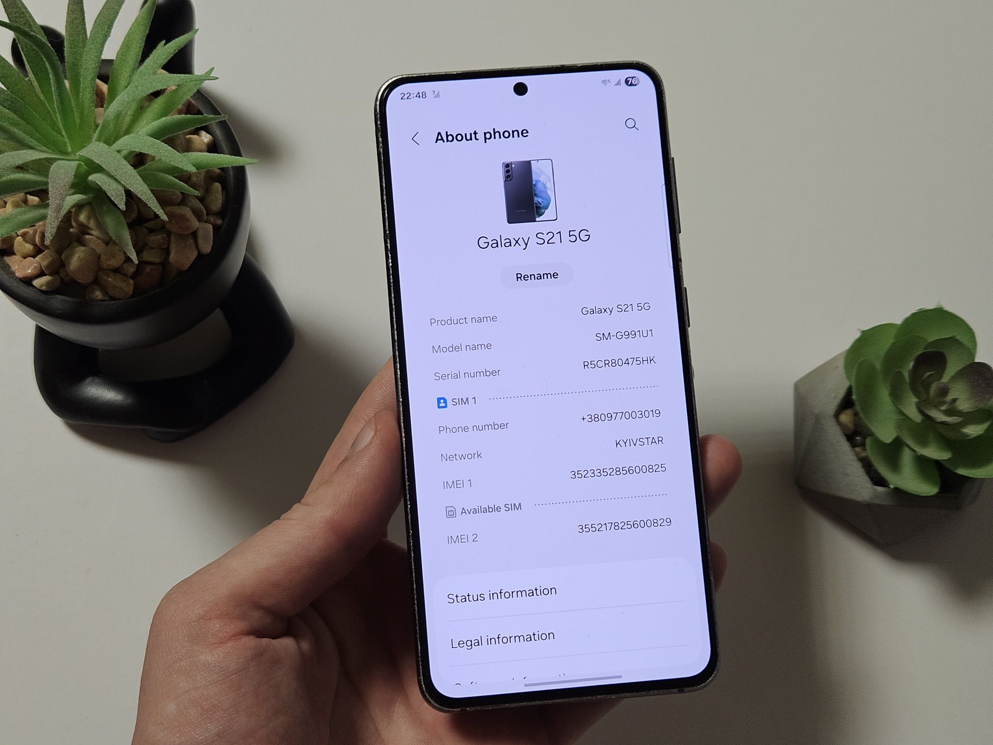 Samsung Galaxy S21 128GB Black | Гарантія | eSim
