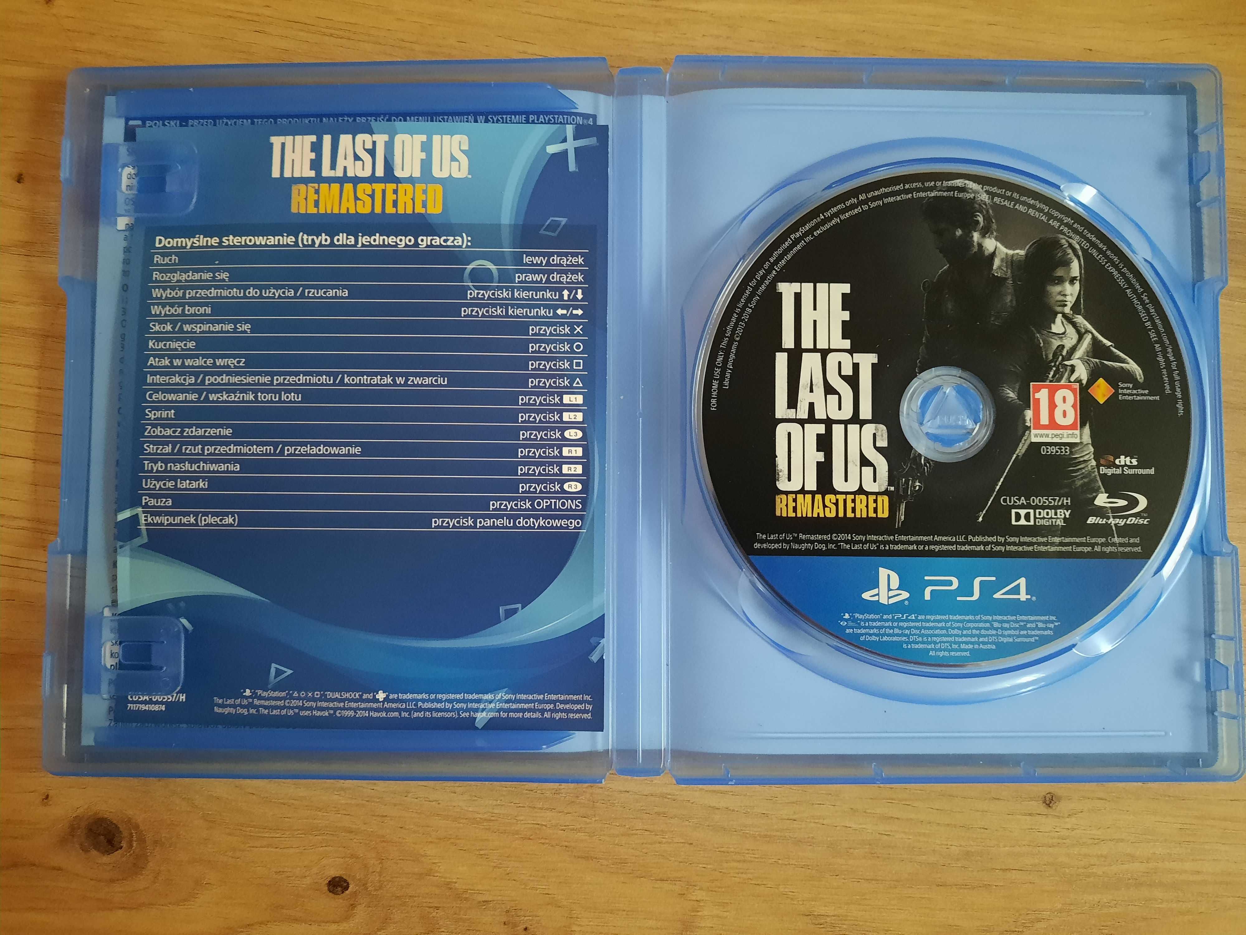 The Last of Us Remastered PS4 Polska Wersja (stan 6/6)