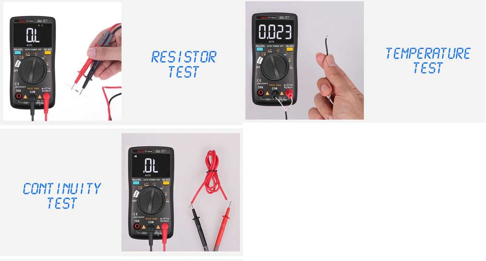 Мультиметр тестер ZOYI ZT102A Гарантія Оригінал
