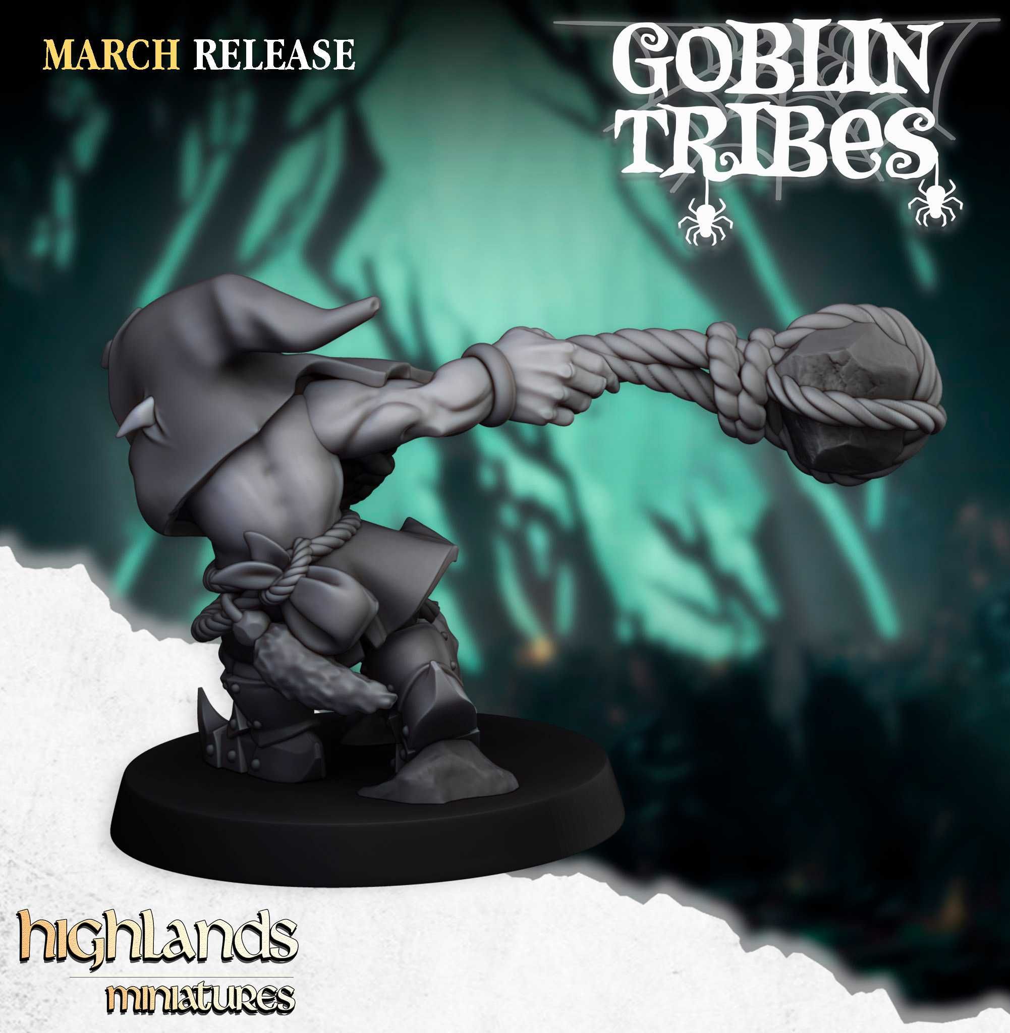 Swamp Goblins Stonethrowers - WFB ToW AoS - Highlands x5