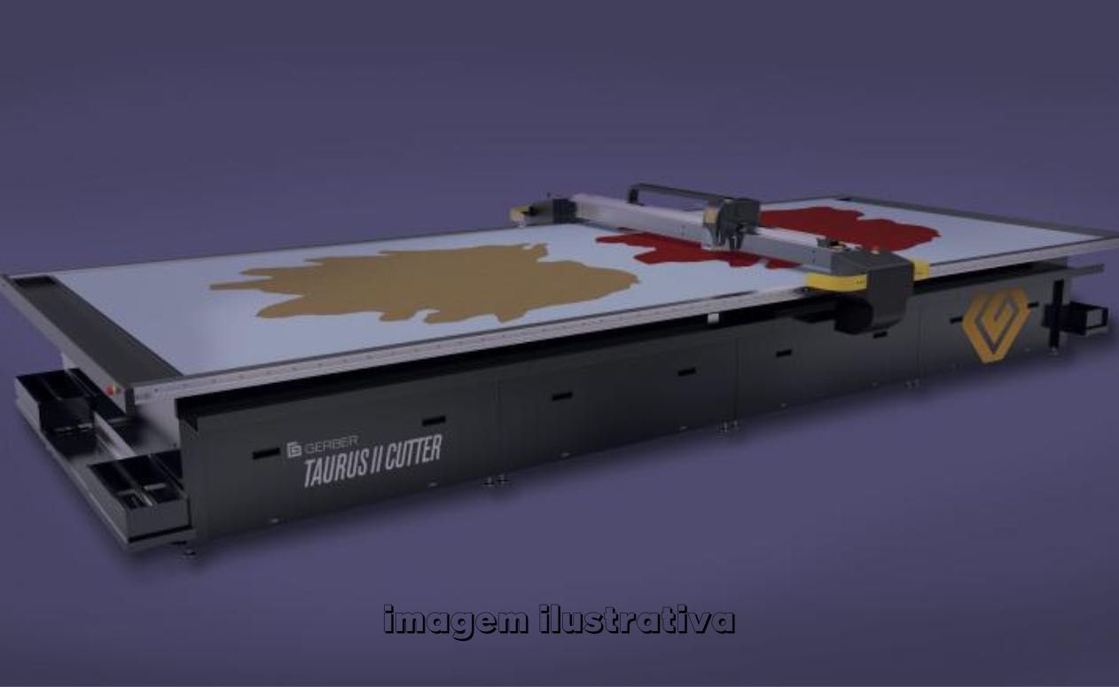 Indústria Têxtil - Gerber Taurus - máquina de corte automático de pele