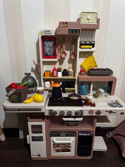 Дитяча пластикова кухня 93см (75 аксесуарів)