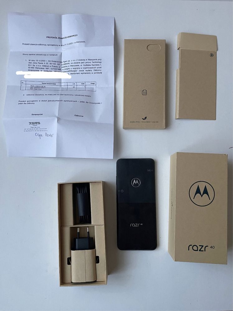 Motorola razr 40 razr40 sage green zielony smartfon