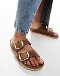 Birkenstock 39 Klapki Arizona Brązowe J28565