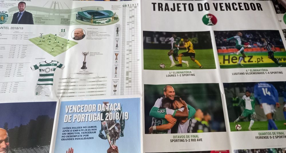 poster Sporting vencedor Taça de Portugal 2018/19