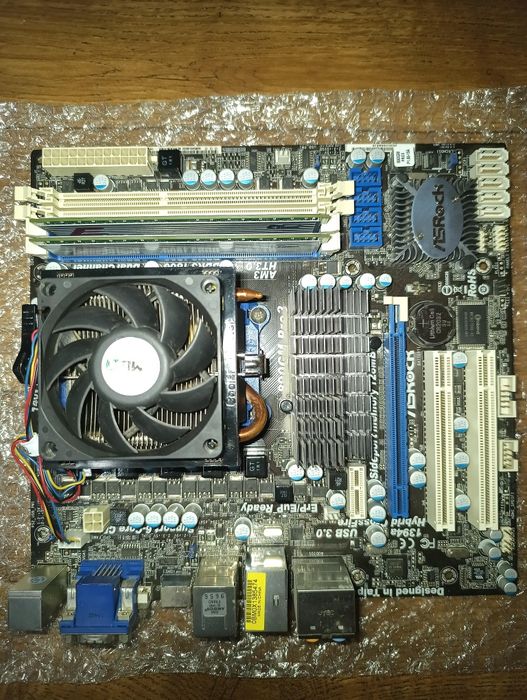 Плата 890GM Pro3 комплект с процесором AM3