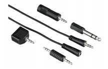 Hama Zestaw adapterów Audio Stereo Kabel 2,5m 5 elementów
