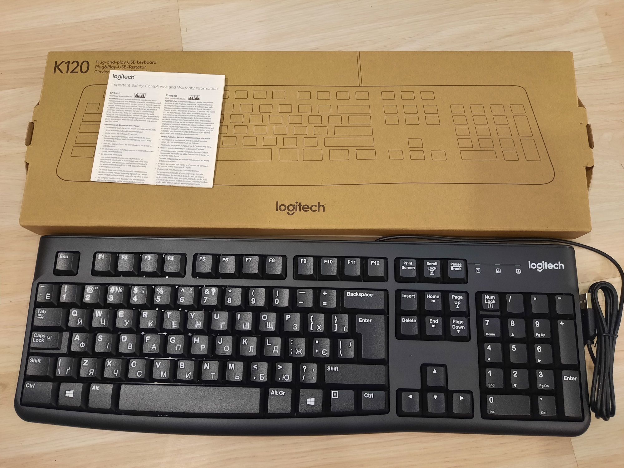 Клавиатура Logitech K120