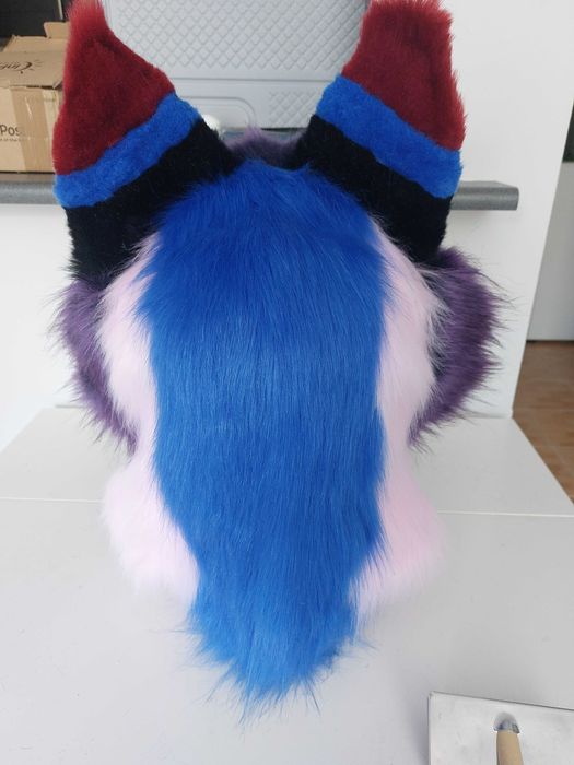 Fursuit lis różowy nowy