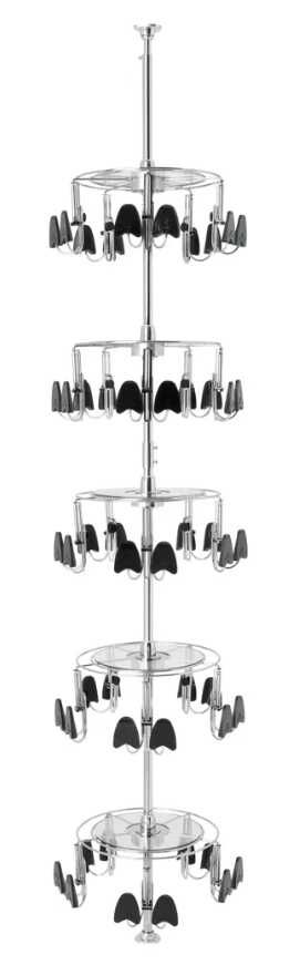 Obrotowy stojak wieszak na buty damskie 25 PAR Rev-A-Shelf USA design