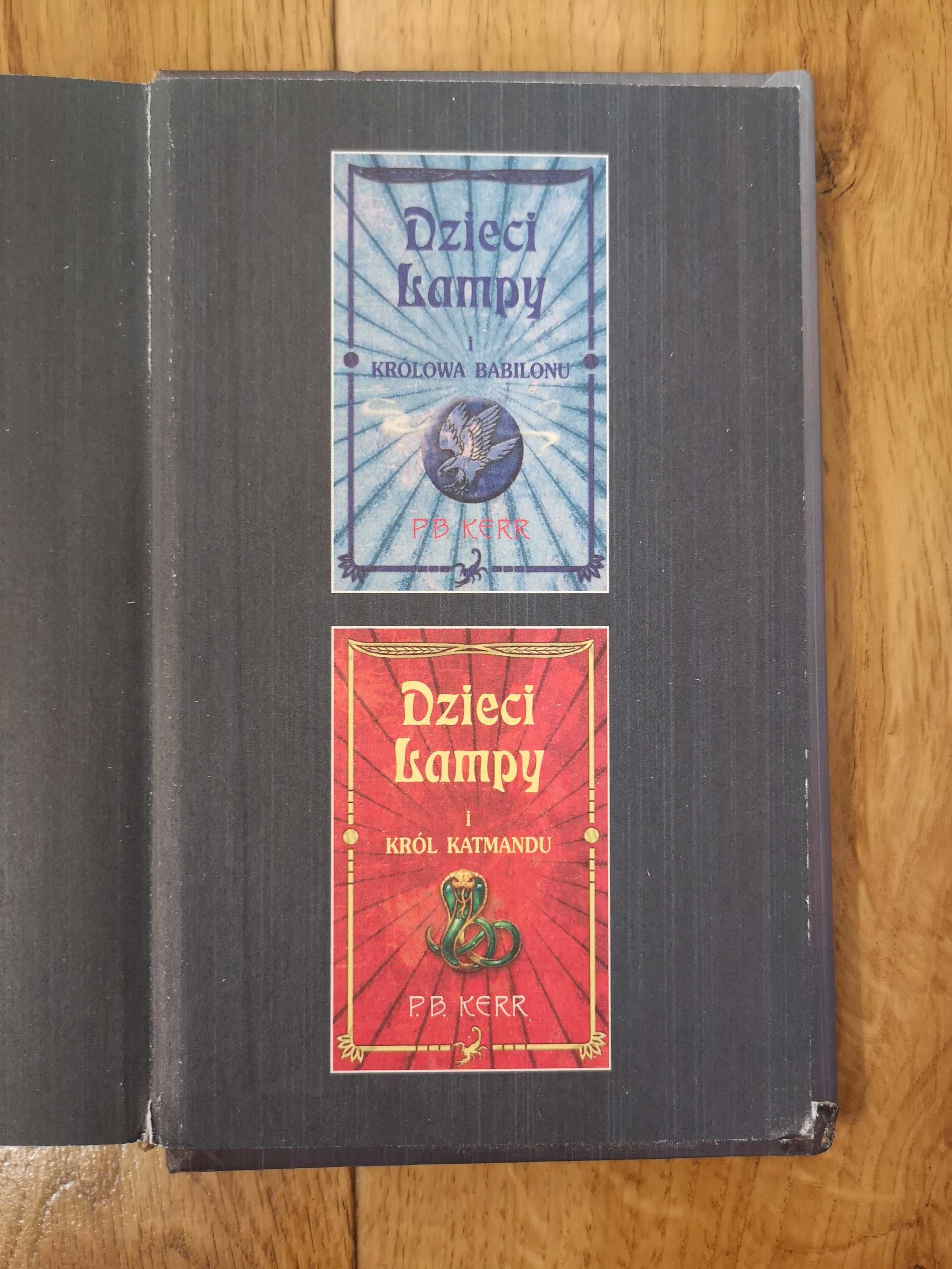 Dzieci lampy i Dżinn Faraona - P.B.Kerr książka dla młodzieży