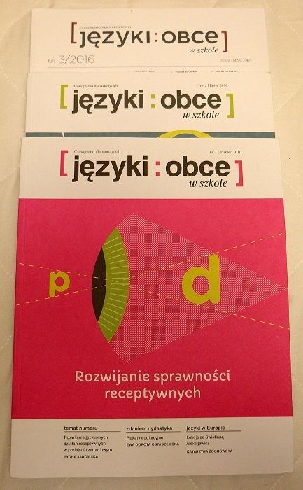 Języki Obce w Szkole Czasopismo dla nauczycieli 2016, 2020, 2022, 2023