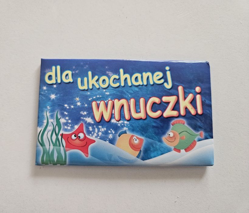 Magnes dla wnuczki na lodówkę