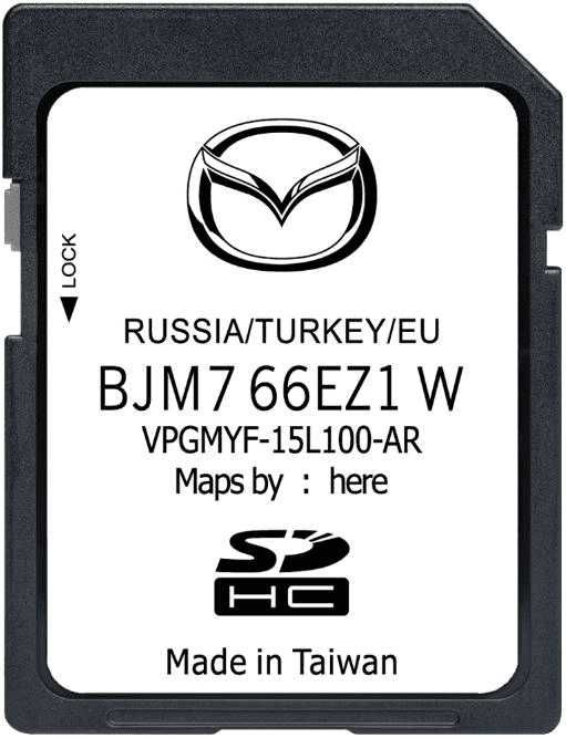 Karta SD Mapa do nawigacji Mazda MZD Connect BJM7 66 EZ1W 2023/2024