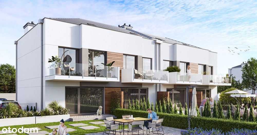 Dom segmentowy - nowoczesny, wygodny z kanalizacją