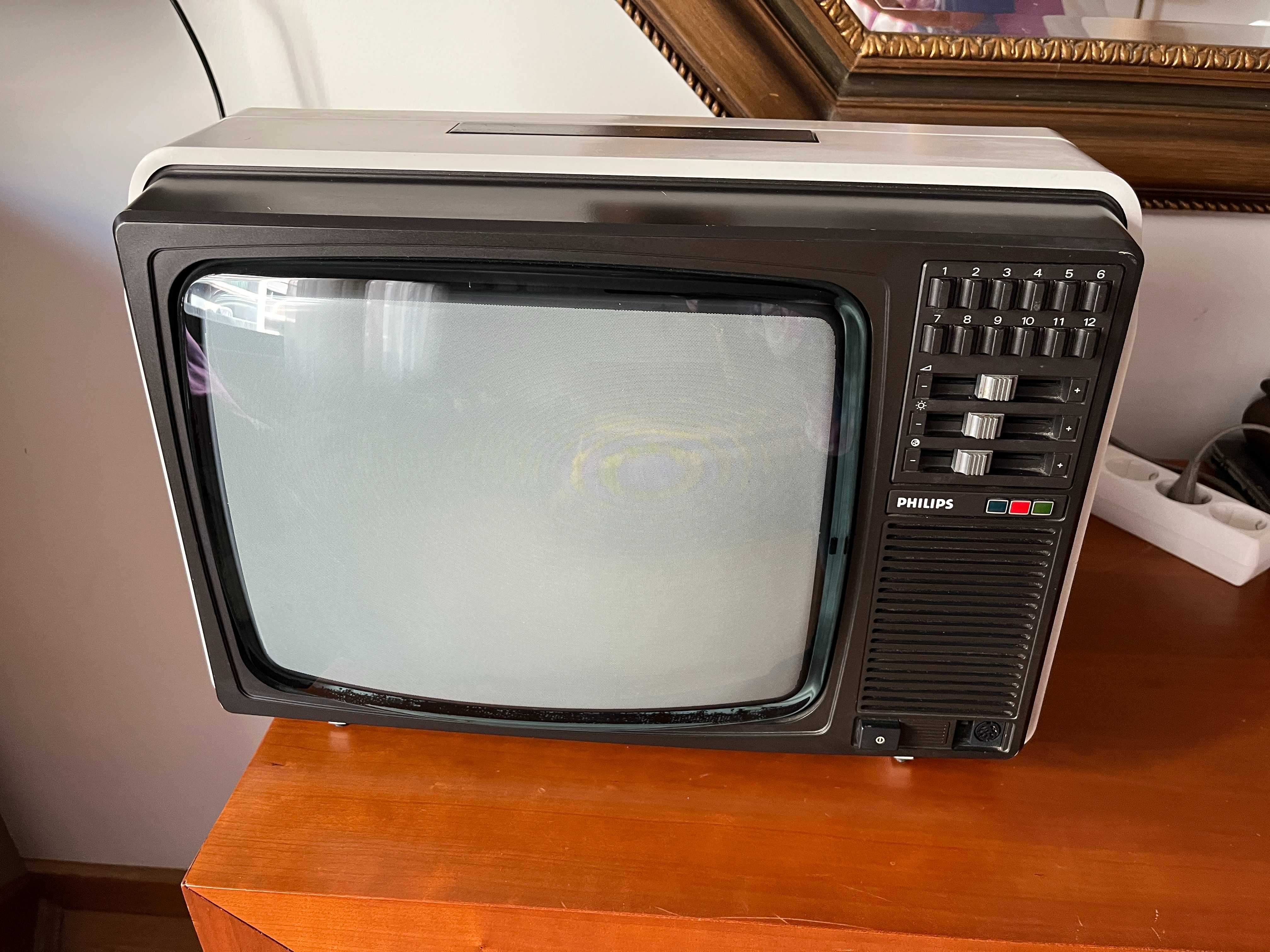 Philips Philetta Royal Color 925 Vintage - TV portátil dos anos 70