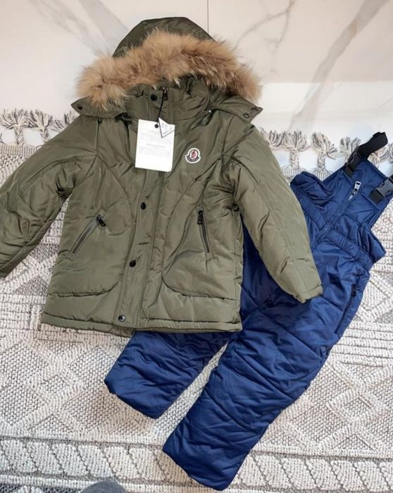 Зимовий комбінезон Moncler 98р новий стильний якісний