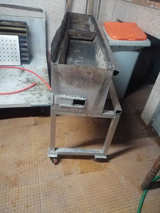 Grelhador e Hotte em inox