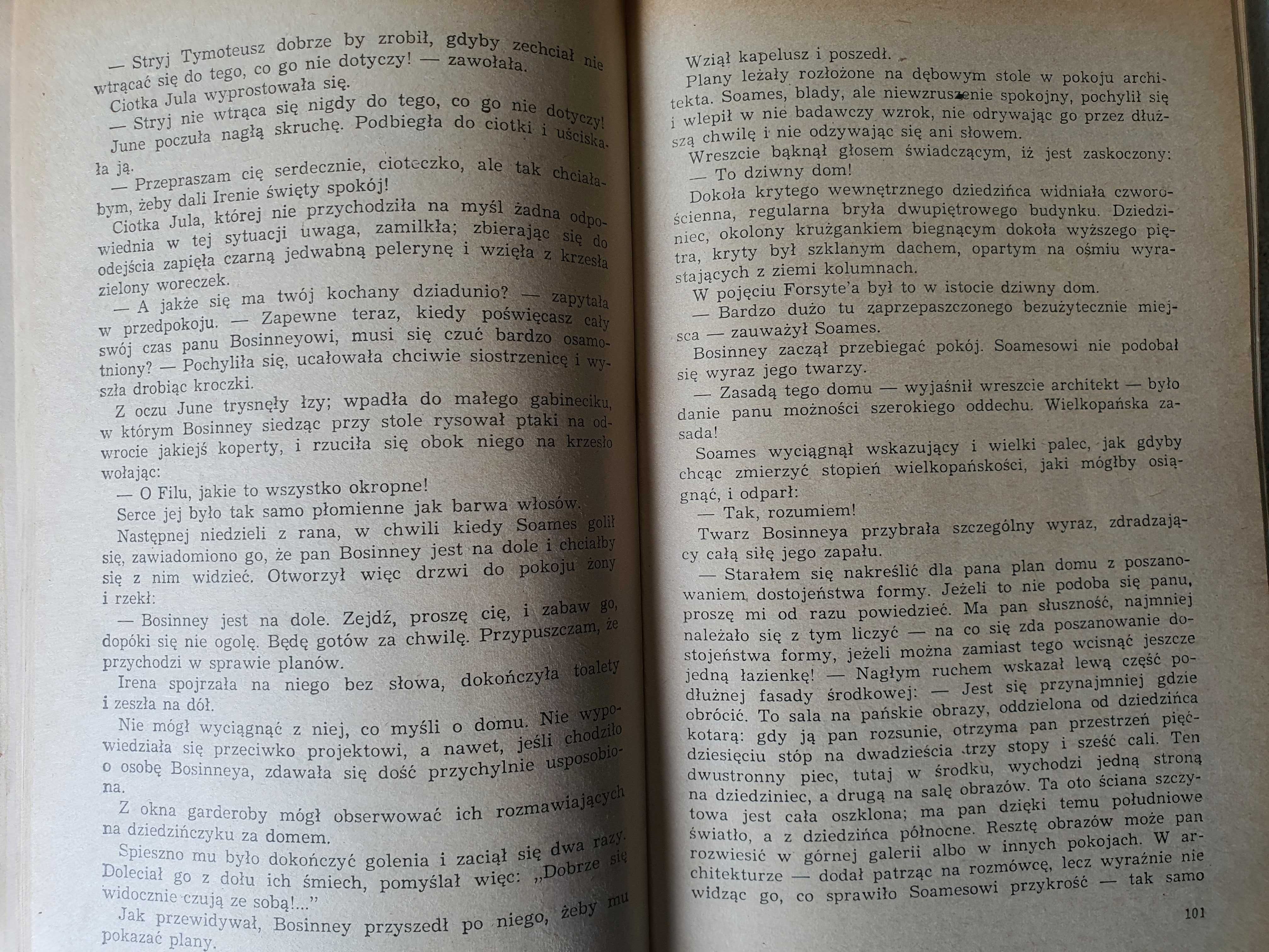 Saga Rodu Forsyteów tomy I II III - John Galsworthy, wyd. 1972