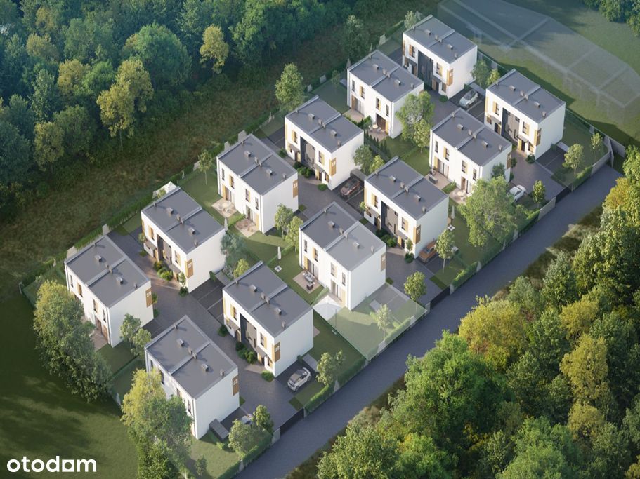 Nowoczesny bliźniak + 2 miejsca parkingowe  ENKLAWA POD LASEM