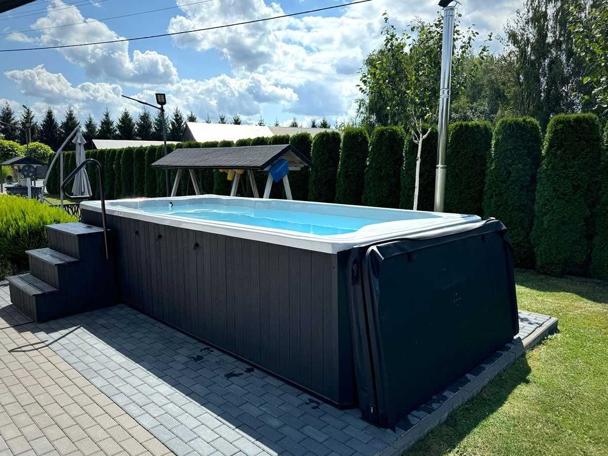 SWIM SPA Basen KONGO z jacuzzi przeciwprąd EUROLINE hydromasaż