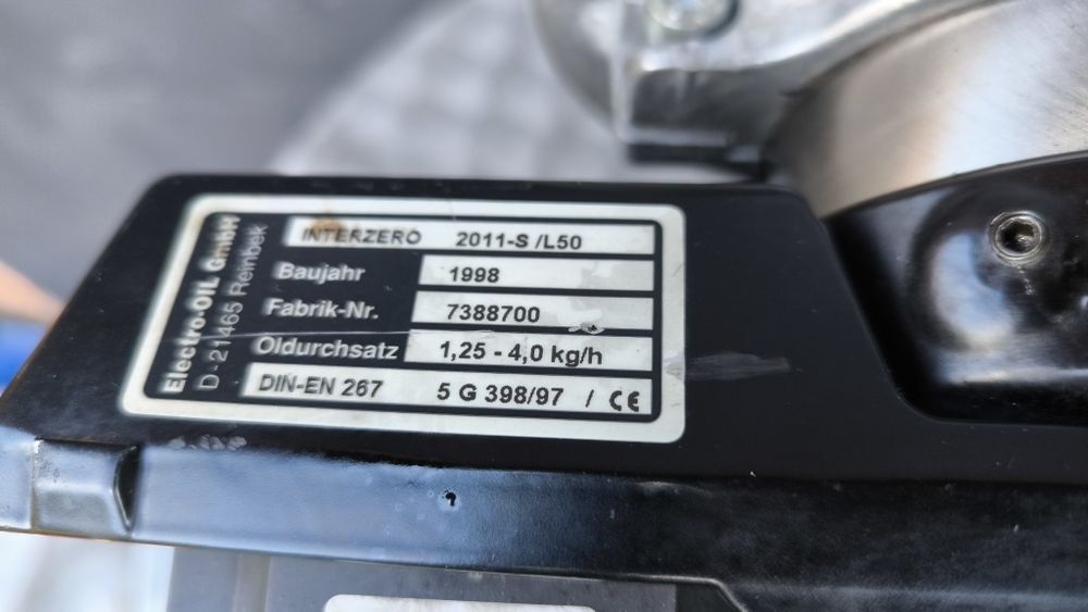 palnik olejowy na olej opałowy ELECTROOIL Interzero 2011-S/L50 (16-48