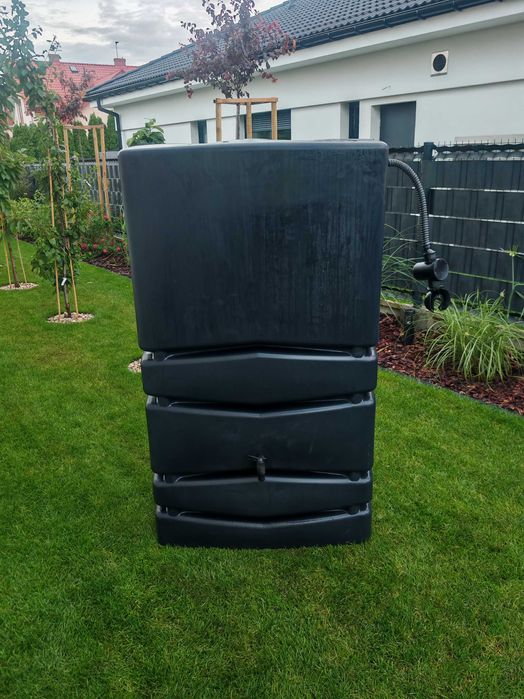 Zbiornik na deszczówkę Prosperplast Aqua tower 350l IDTC350 (antracyt)