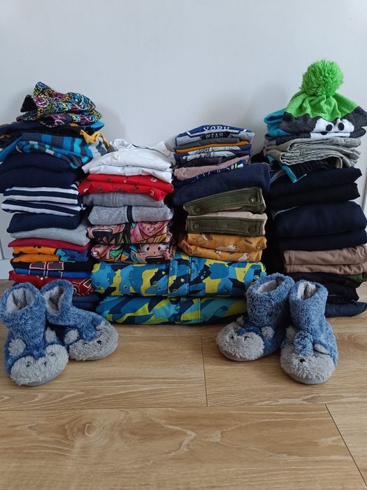 Mega paka dla chłopaków bliźniaków 8-9 lat 128-140