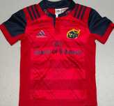 H) MUNSTER RUGBY  Adidas oryginalna koszulka klubowa Roz.140cm