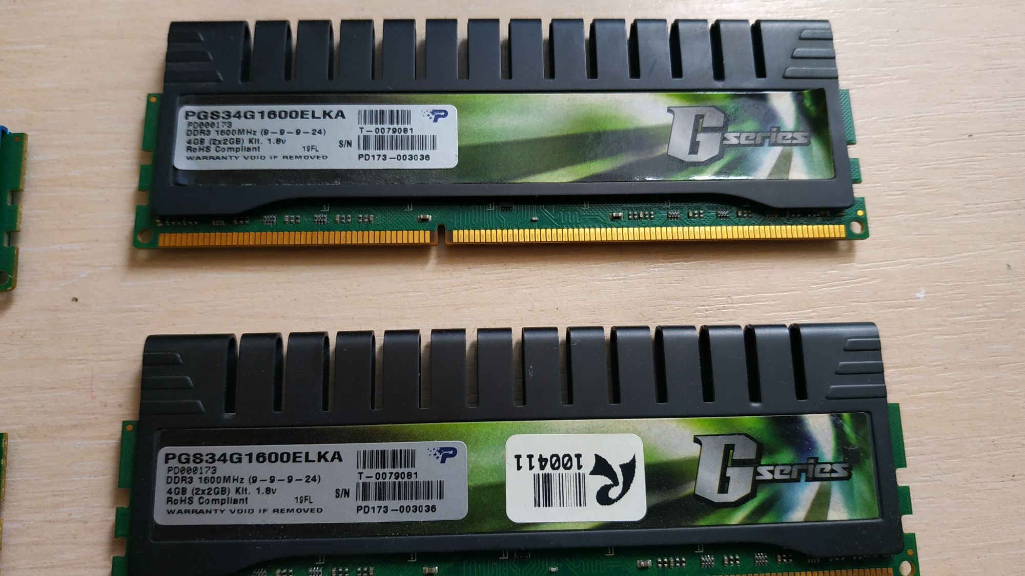 Модулі пам'яті DDR3 4096Mb Patriot
