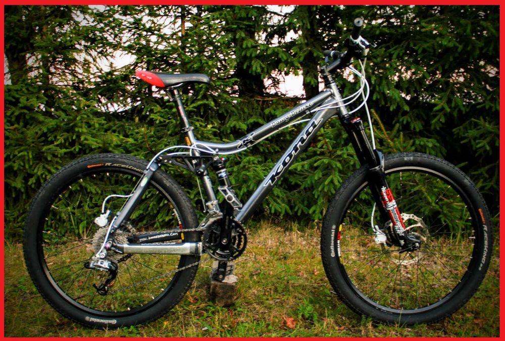 KONA DAWG deluxe WySyŁkA FULL 3x9 BOMBER deore FOX fuel trance spark
