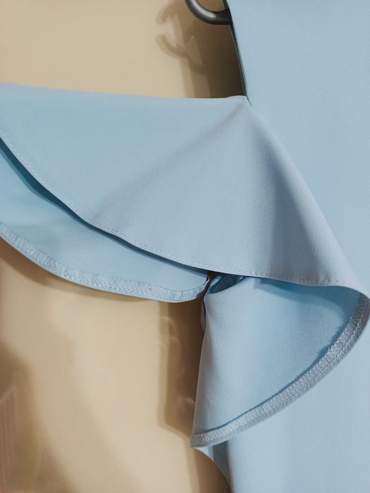 Wyprzedaż szafy!!! Sukienka błękitna M 38 ślub chrzciny komunia