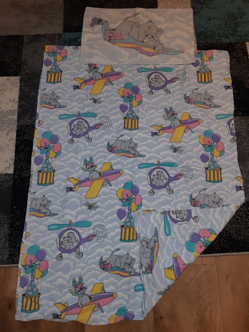 Pościel dla niemowląt kołdra 100x135 poduszka 40x60 plus poszwy