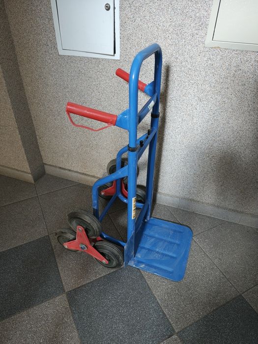 Wózek schodowy 200kg młynarka transportowy 6 kół transporter towarowy