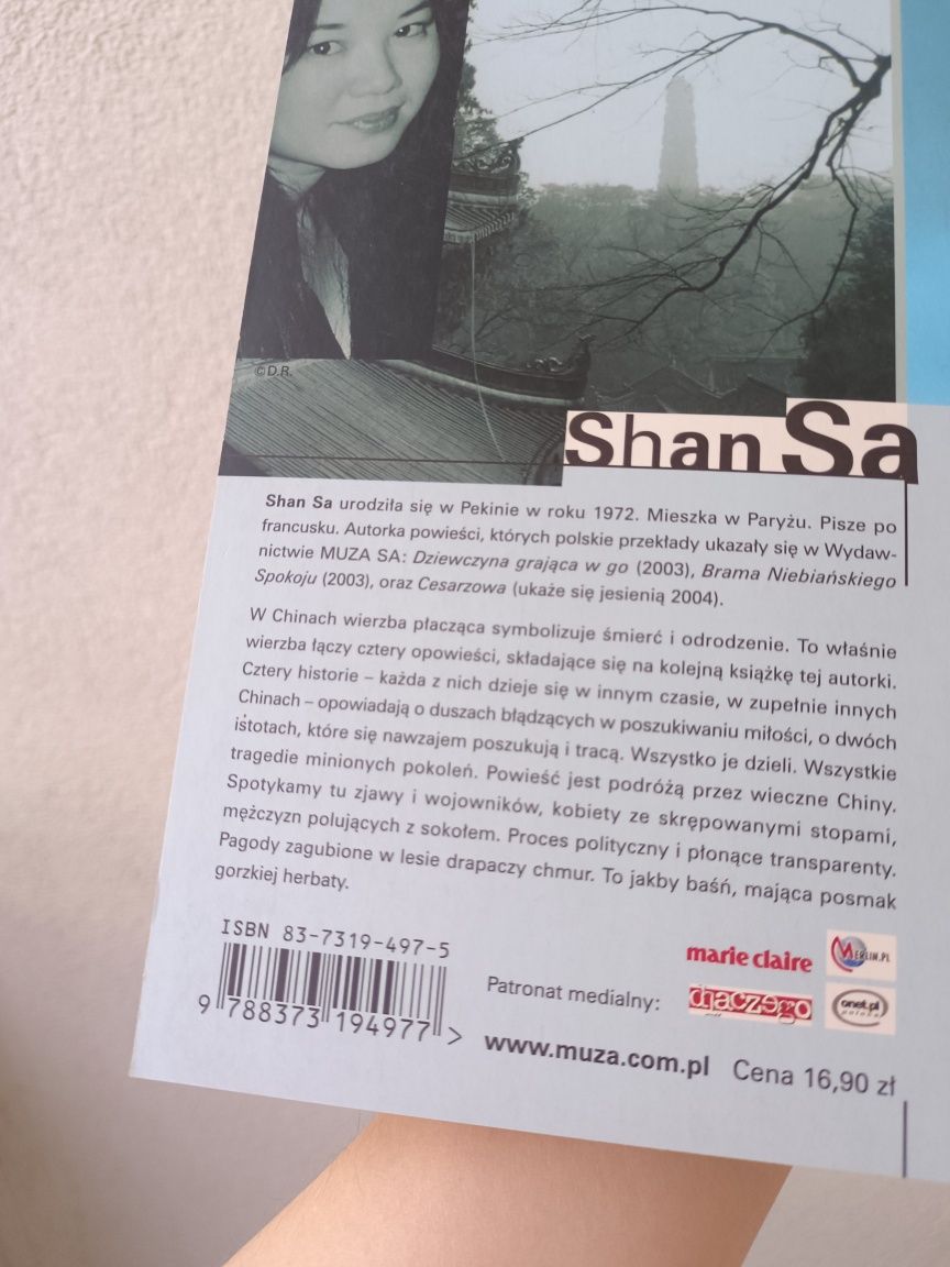 Cztery życia wierzby Shan Sa wydawnictwo Muza