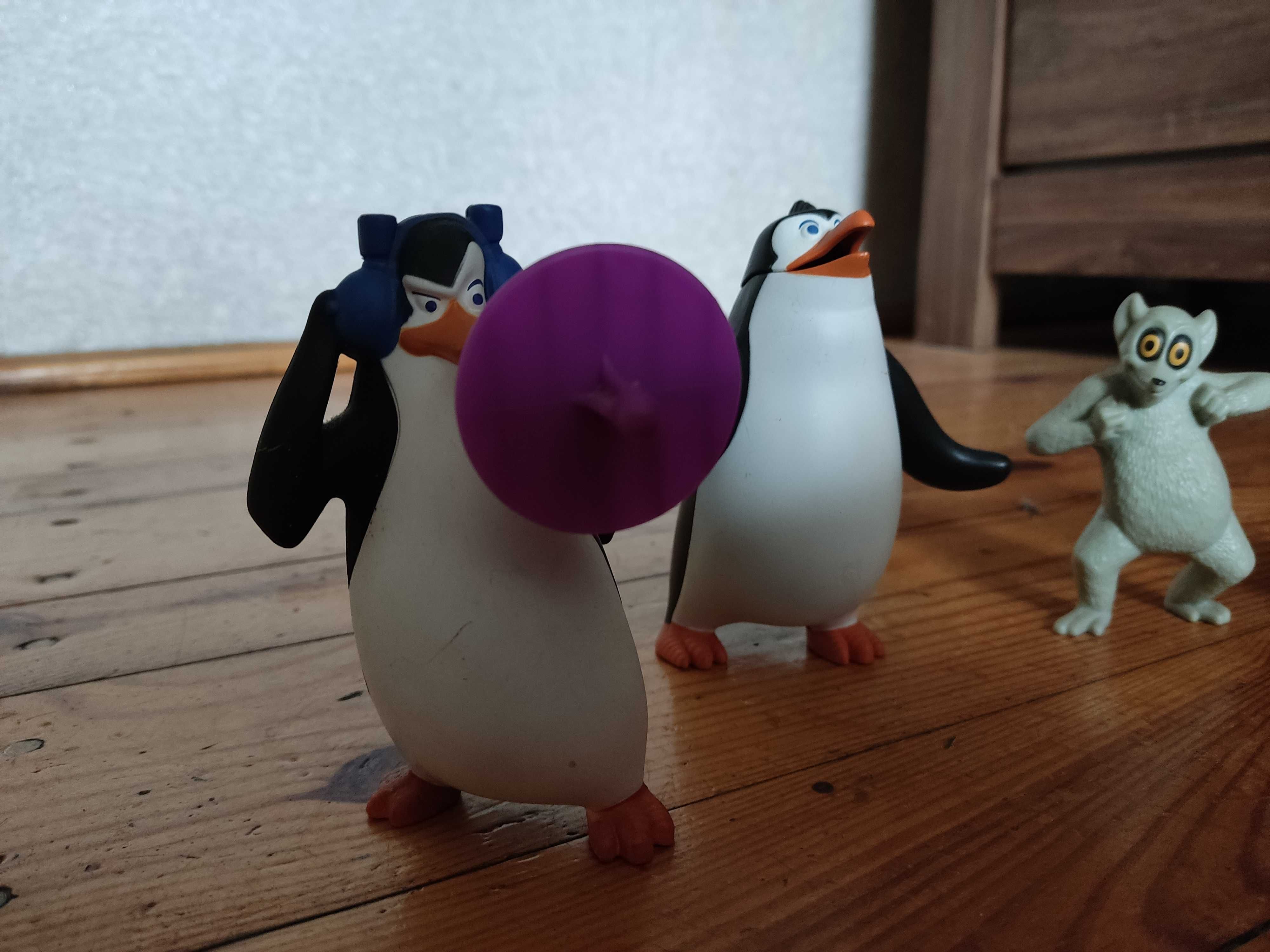 Figurki kolekcjonerskie - Pingwiny z Madagaskaru