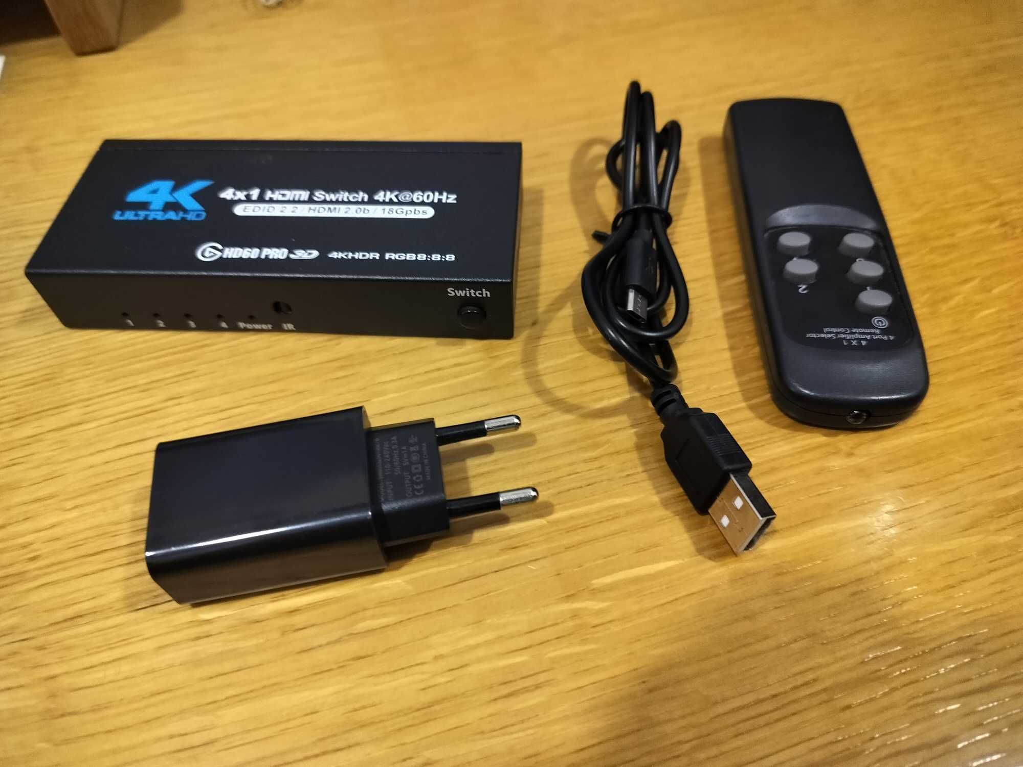 Switch 4x1 hdmi 4k 60Hz
