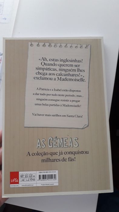 Livro "As Gémeas" voltam ao colegio 2 - Completamente NOVO