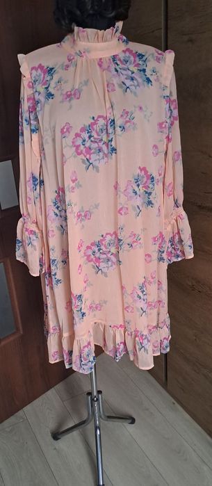 Super fajna sukienka luzna lub z paskiem  Ellos 6-7xl