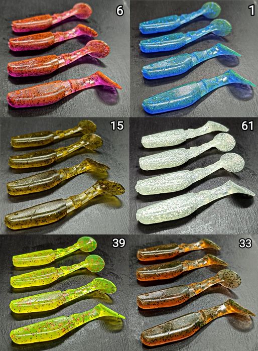 Приманки на щуку предатор 3 дюйми ціна вказана за пачку