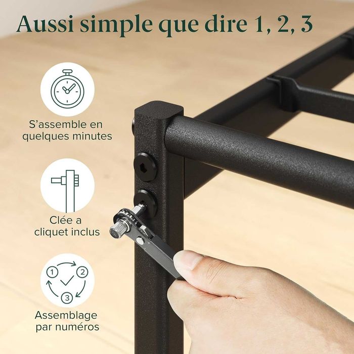 Łóżko pojedyncze metalowe 190X90 STELAŻ rama jednoosobowe dla dziecka