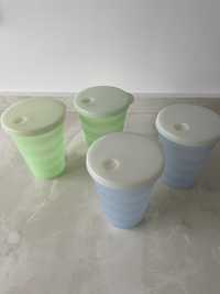 4 copos tupperware vintage