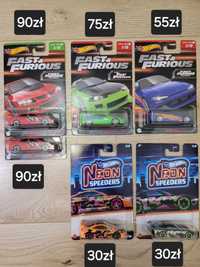 Zestaw Hot wheels lancer, eclipse, silvia, rx-7