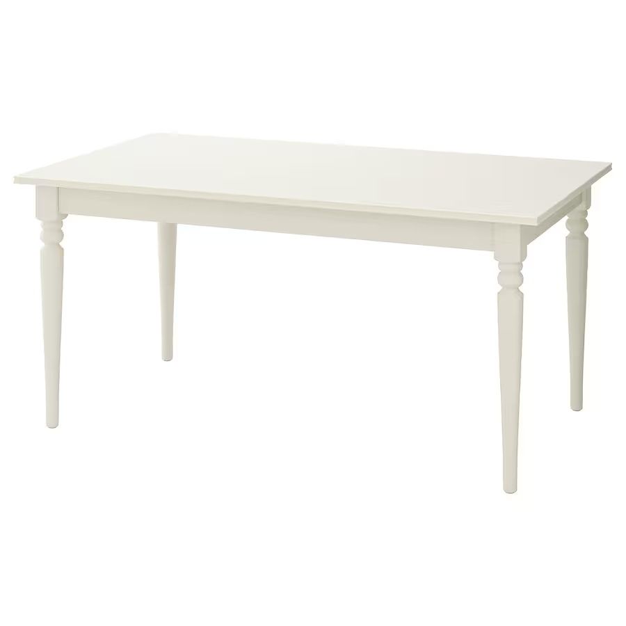 Stół rozkładany INGATORP IKEA duży biały dla 6 do 8 osób