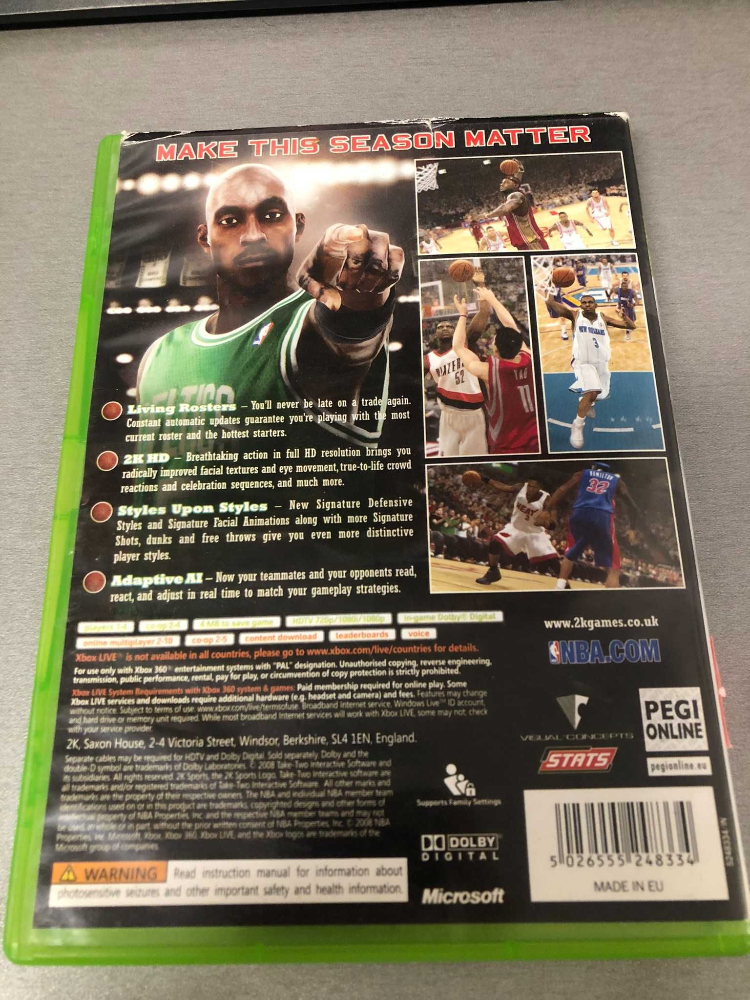 Gra NBA 2K9 Xbox 360