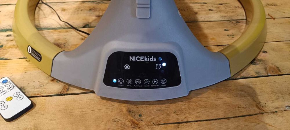 Leżaczek/Bujaczek dla niemowląt. Elektryczny + Pilot+ Bluetooth